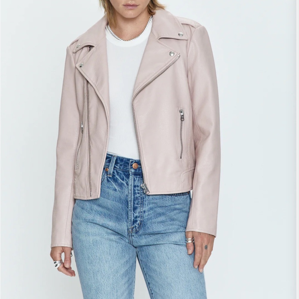 PISTOLA NICOLETTE MOD MOTO JACKET - MELLOW ROSE SIZE XS